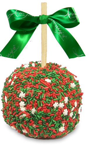 Gourmet Christmas Red & Green Sprinkle Caramel