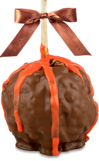 Pecan Turtle Caramel Apple W/Orange Drizzle